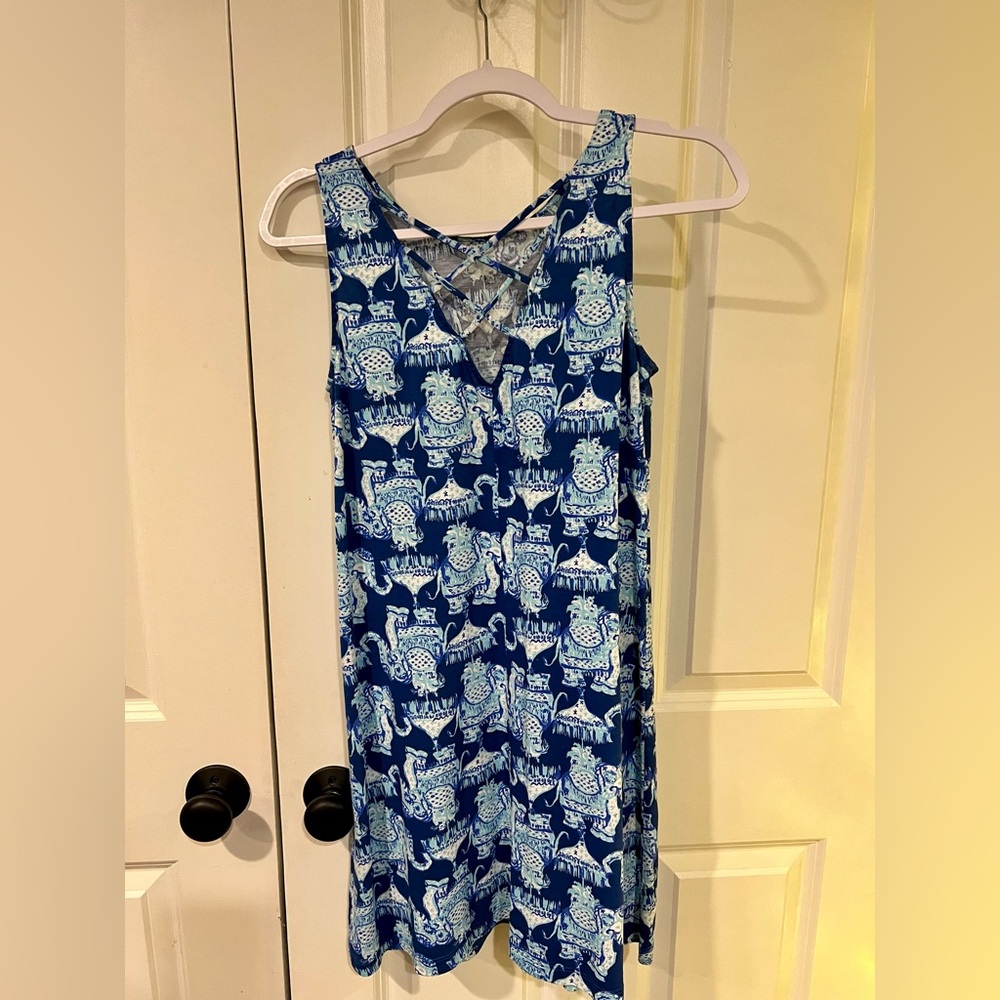 Lilly Pulitzer Kristen Dress in Joy Ride Elephant Print - Picture 5 of 5